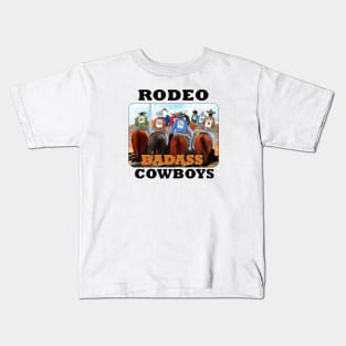 Badass Rodeo Cowboys Kids T-Shirt